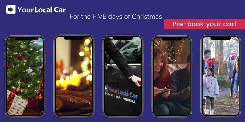 The 5 Days of Christmas: why you should pre-book a private taxi this year