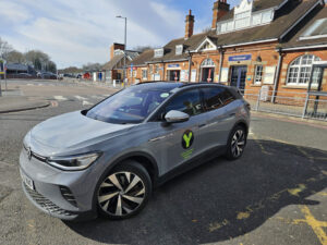 Taxi at Farnborough railway station